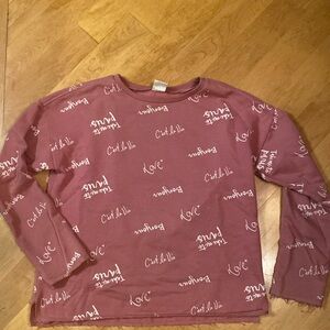 Zara girls sweatshirt
